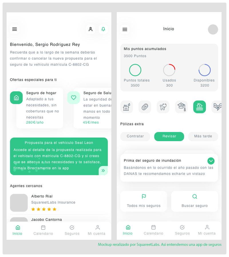 Diseño de app para aseguradoras